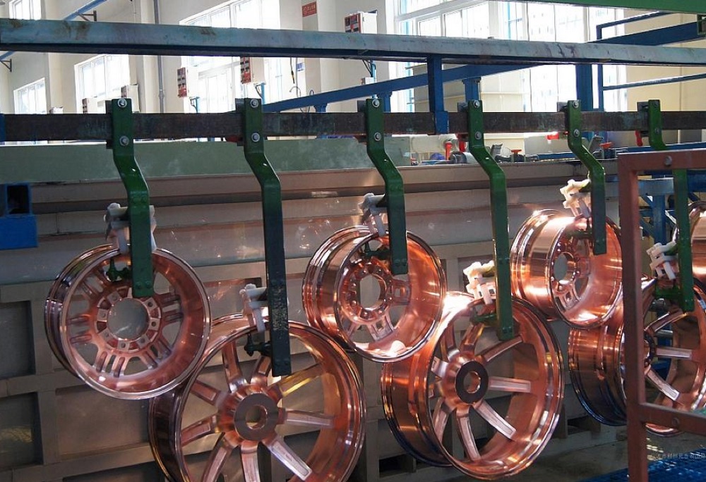 Aluminum bus bar plating