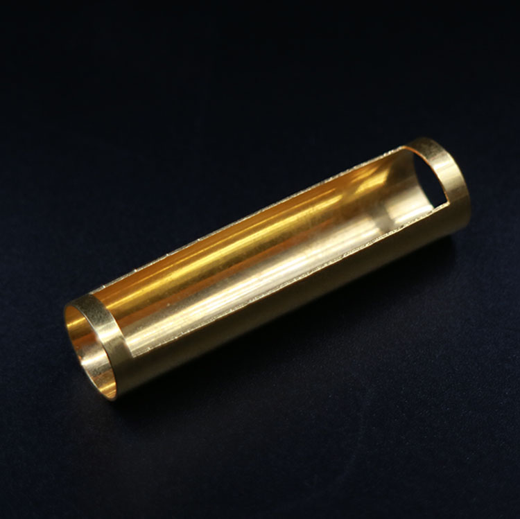 Gold-plated slotted copper tube1