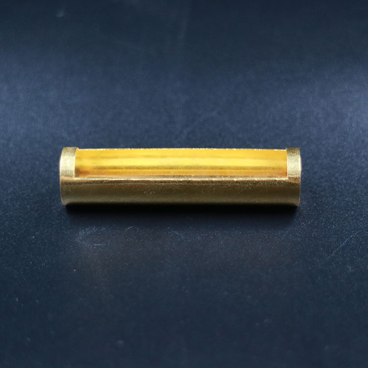 Gold-plated slotted copper tube6